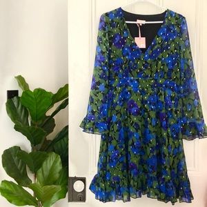 Goa blue floral Dress size m-l